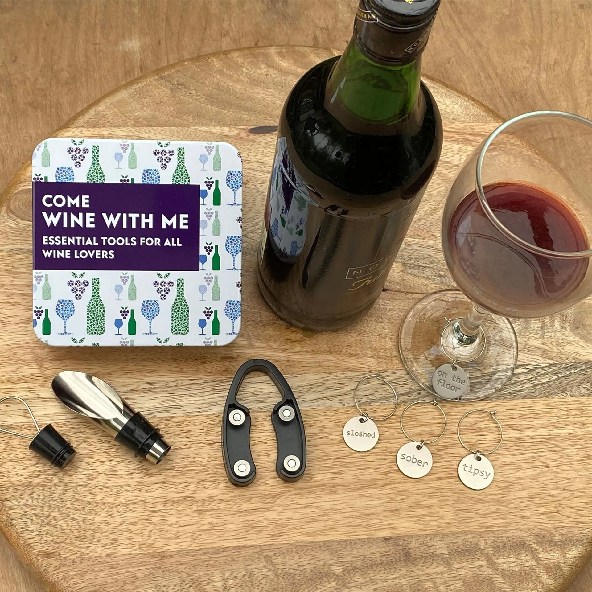 Apples To Pears Gift In A Tin FOR GROWN UPS COME WINE WITH ME TIN