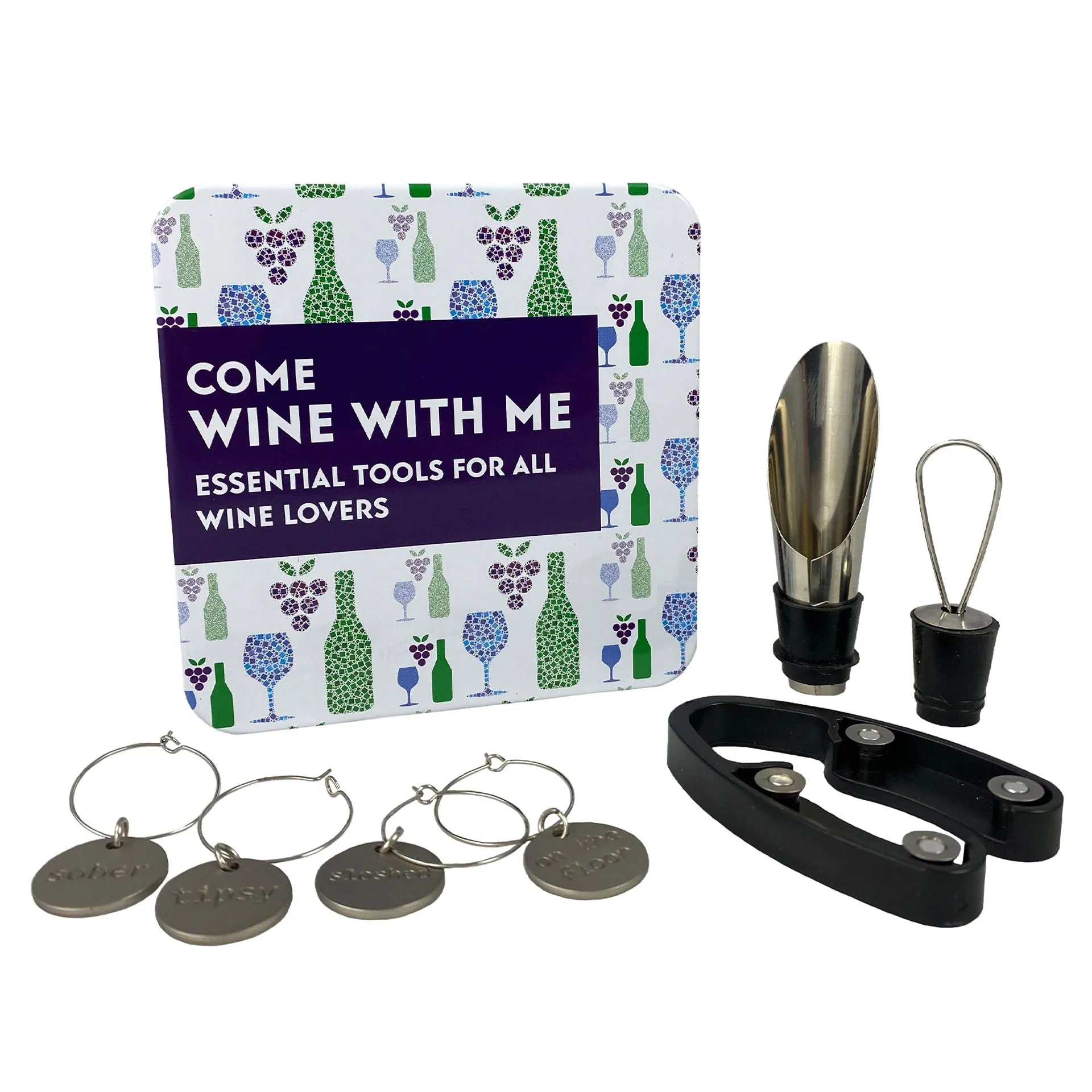 Apples To Pears Gift In A Tin FOR GROWN UPS COME WINE WITH ME TIN
