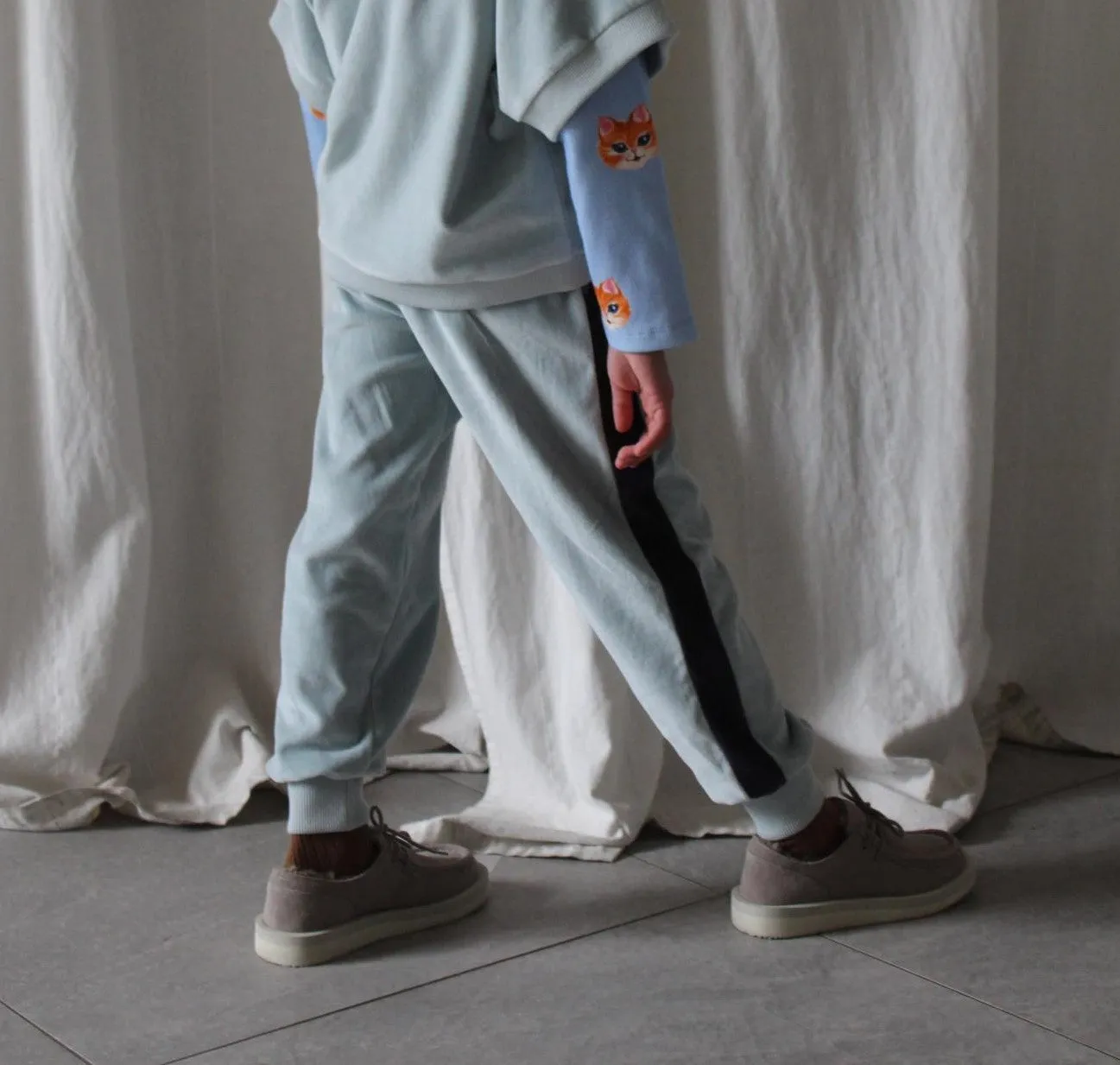 Charles Joggers in Ice Blue