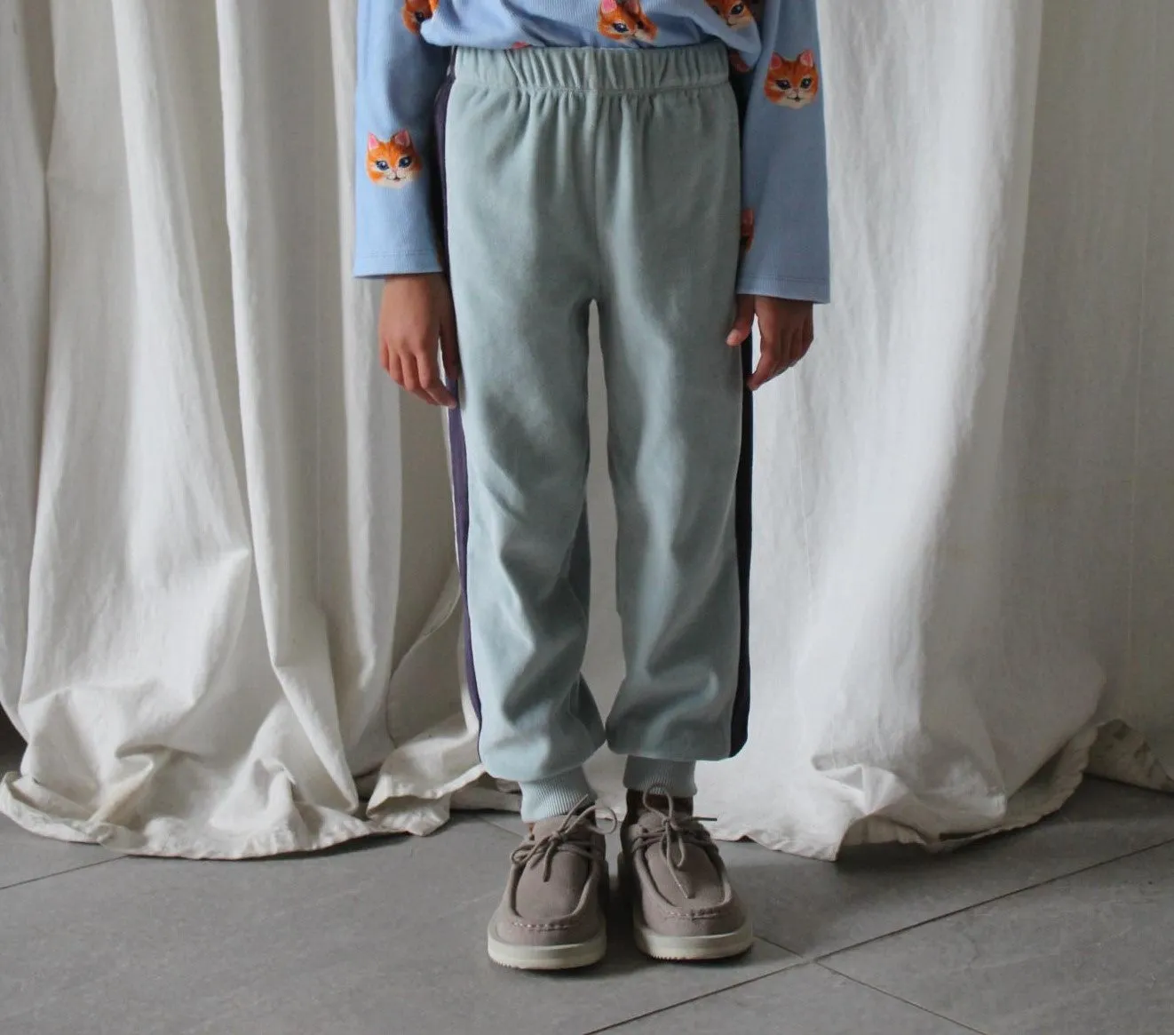 Charles Joggers in Ice Blue