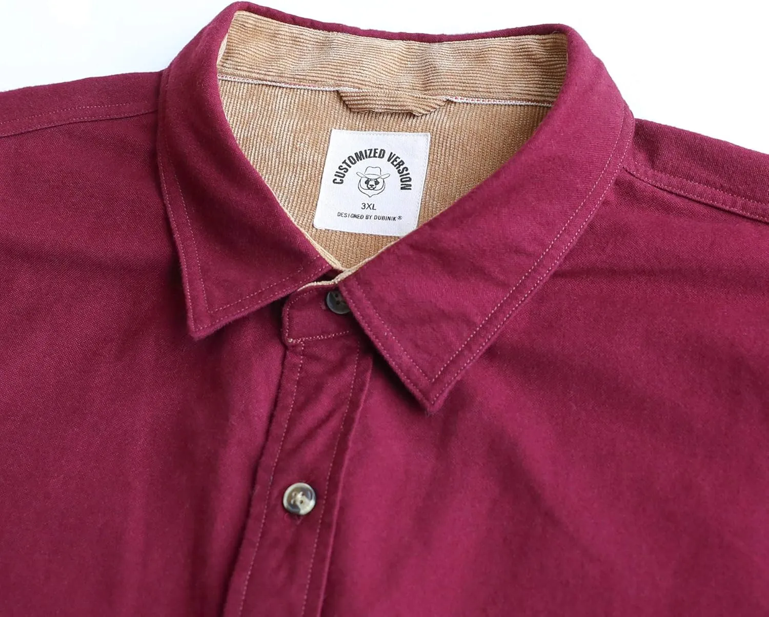 Dubinik? Mens Flannel Shirts Long Sleeve Flannel Shirt for Men Casual Button Down Brushed 100% Cotton Shirt