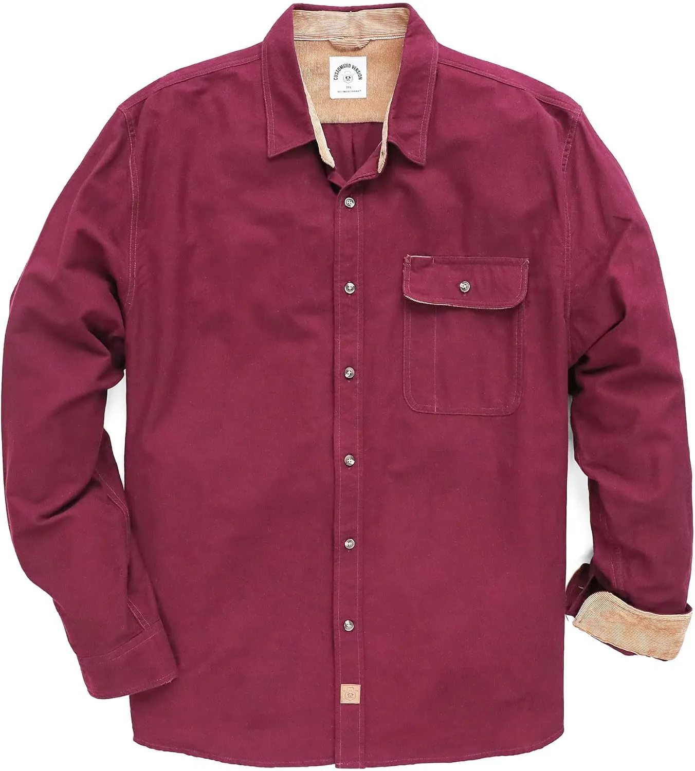 Dubinik? Mens Flannel Shirts Long Sleeve Flannel Shirt for Men Casual Button Down Brushed 100% Cotton Shirt