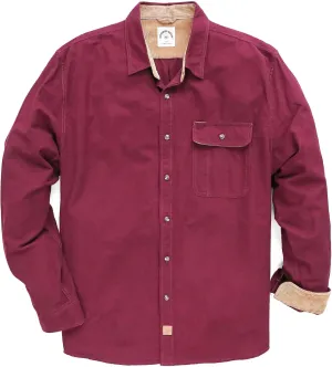 Dubinik? Mens Flannel Shirts Long Sleeve Flannel Shirt for Men Casual Button Down Brushed 100% Cotton Shirt