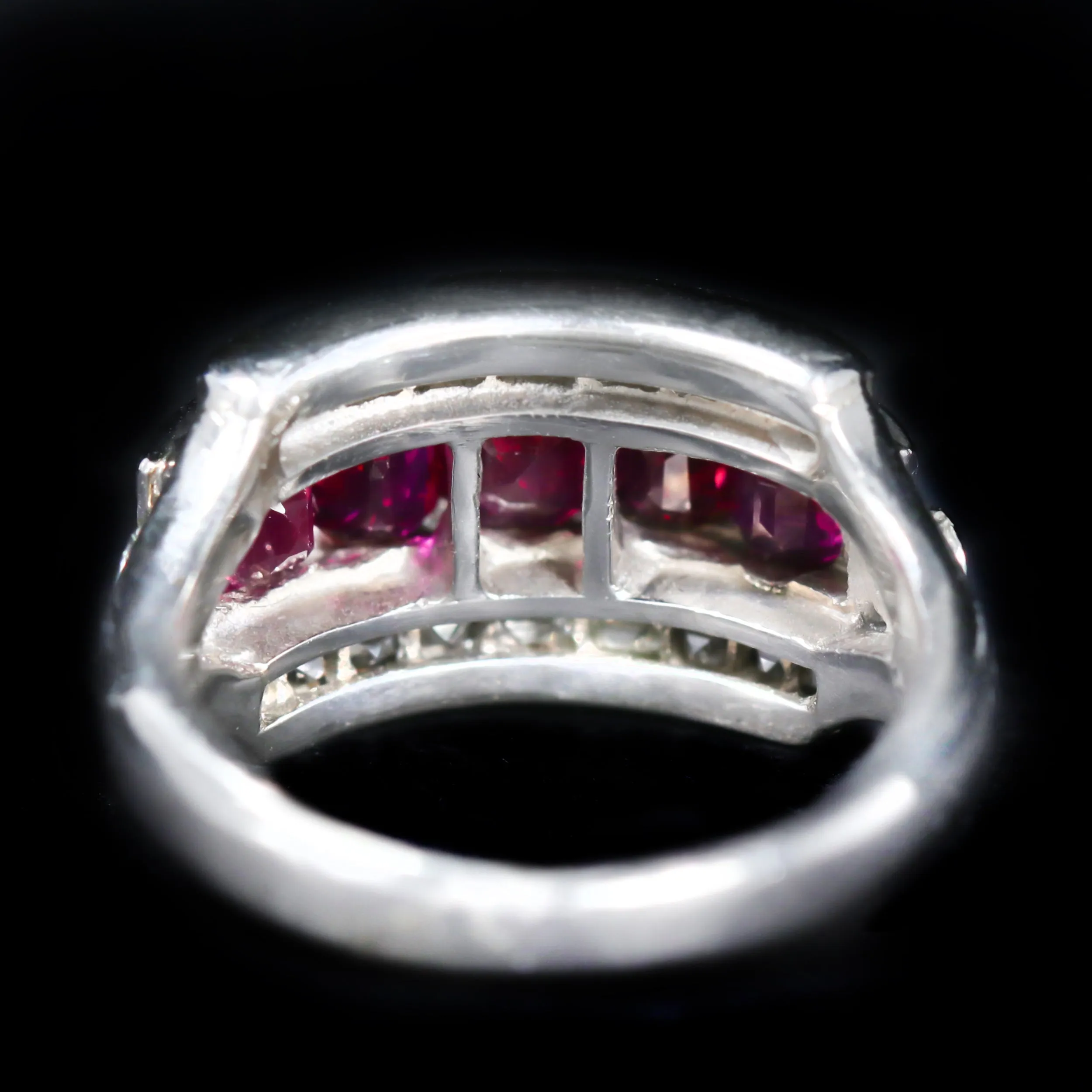 Estate 2.07 CTW Ruby and Diamond Ring