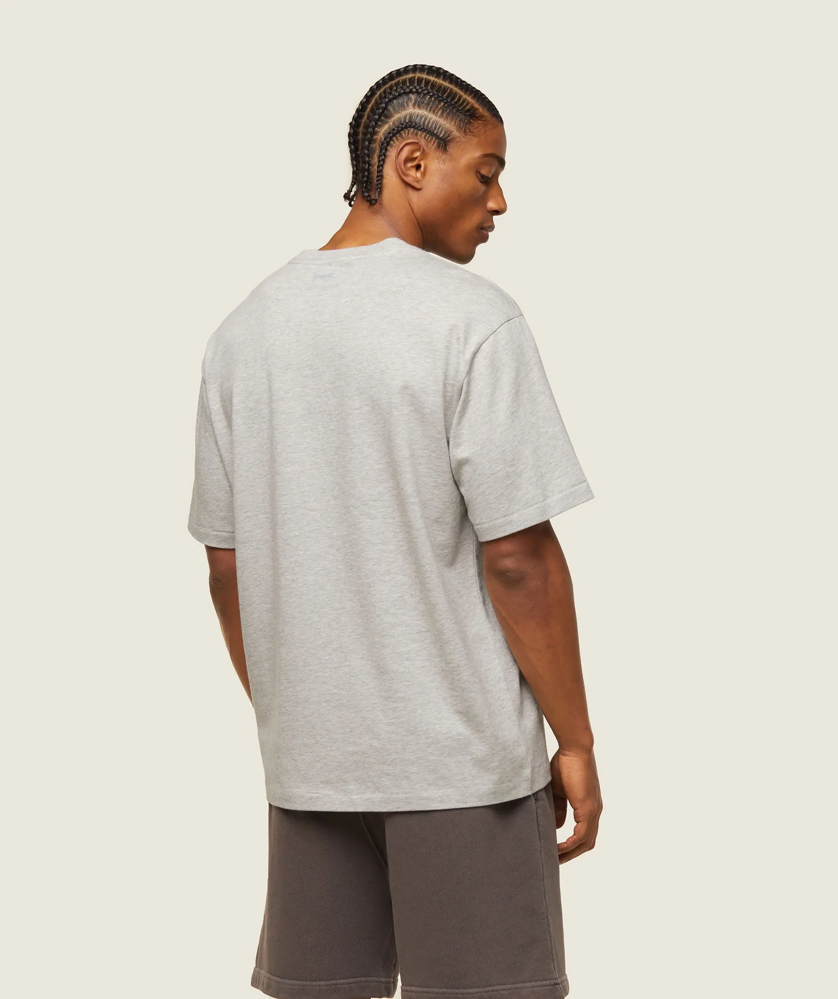 Gymshark everywear Relaxed T-Shirt - Light Grey Core Marl