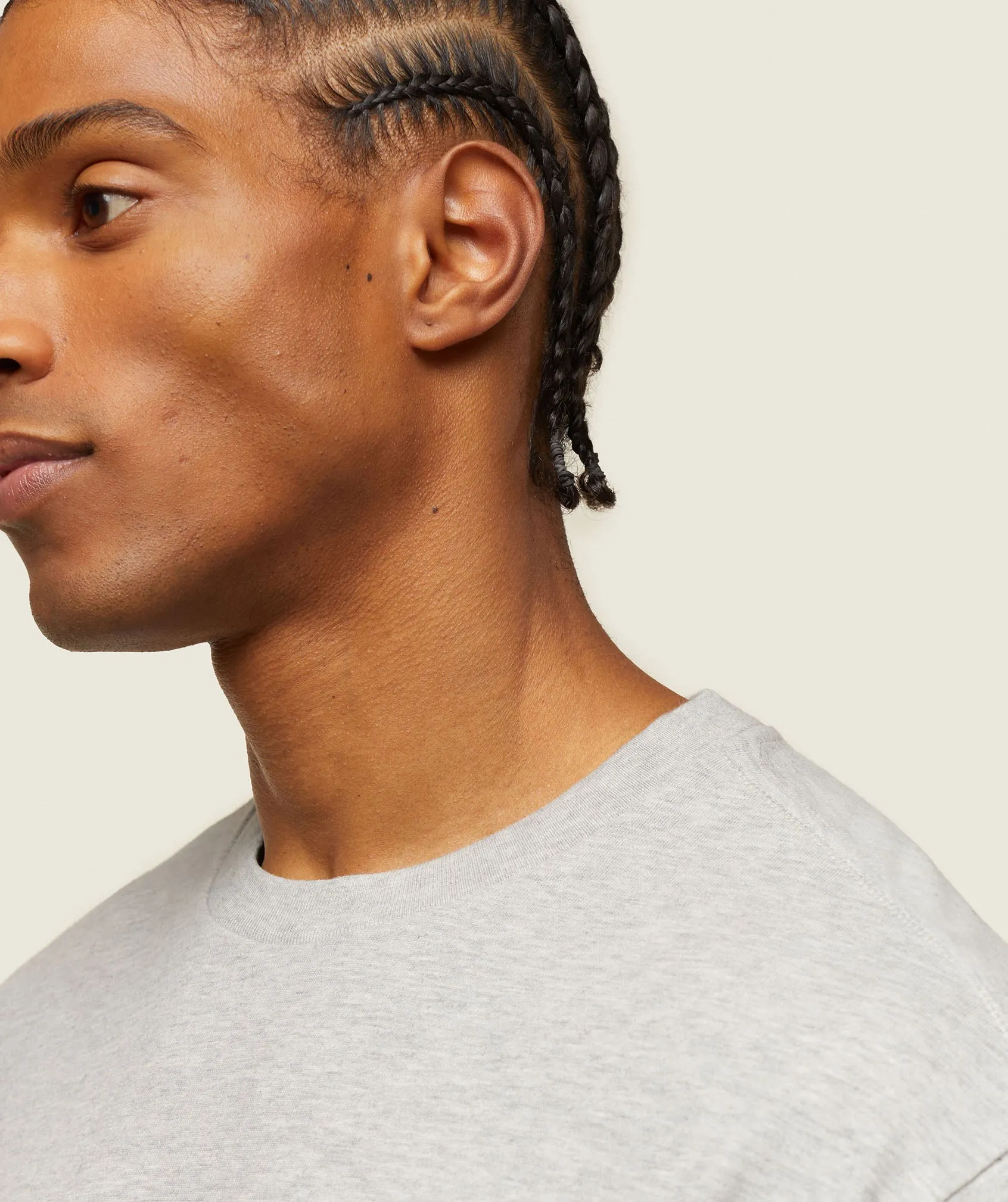Gymshark everywear Relaxed T-Shirt - Light Grey Core Marl