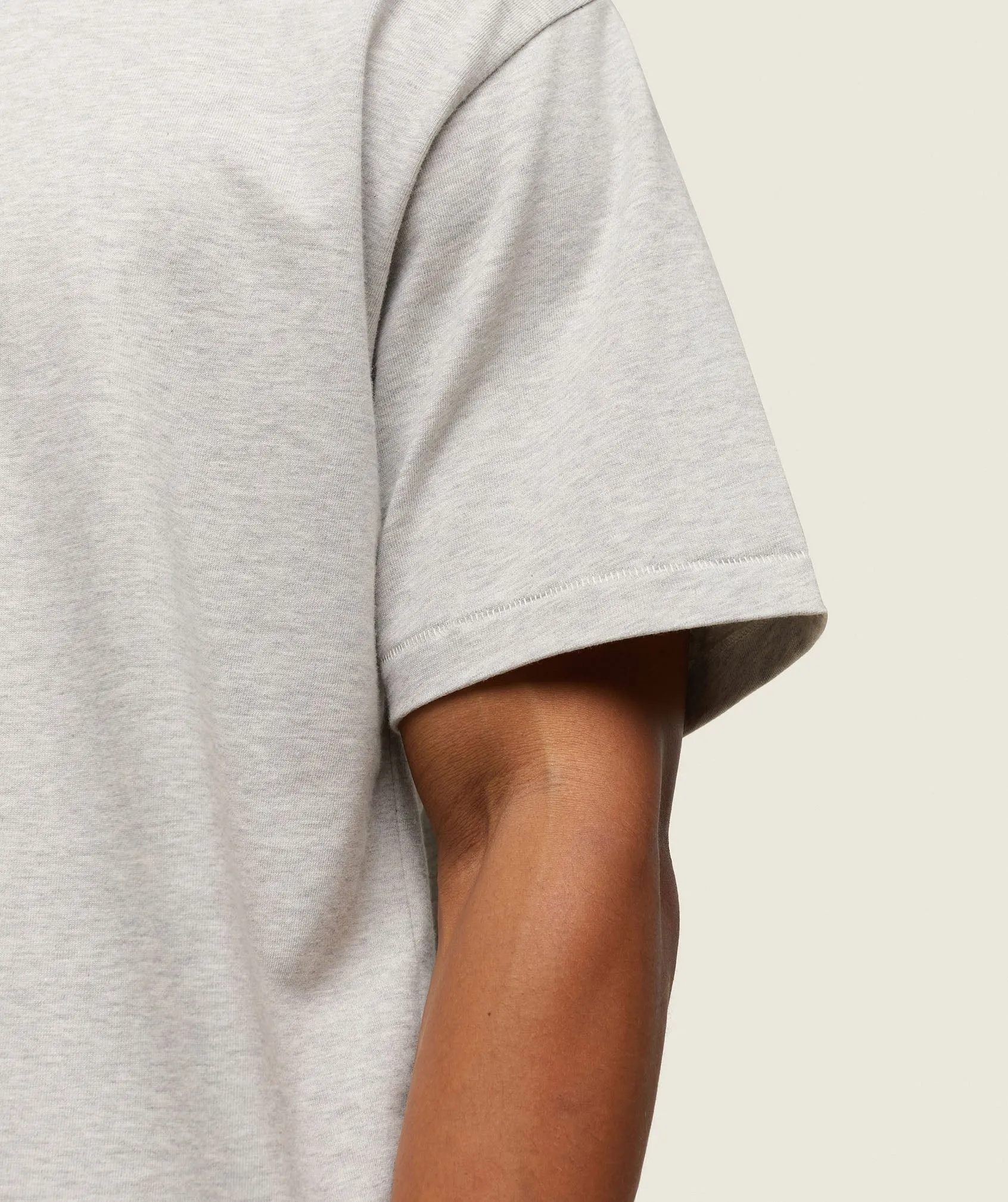 Gymshark everywear Relaxed T-Shirt - Light Grey Core Marl