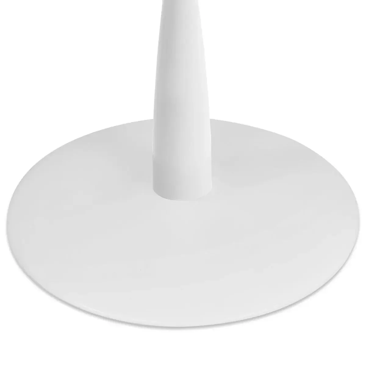 Harris 79" Modern Large Oval White Dining Table