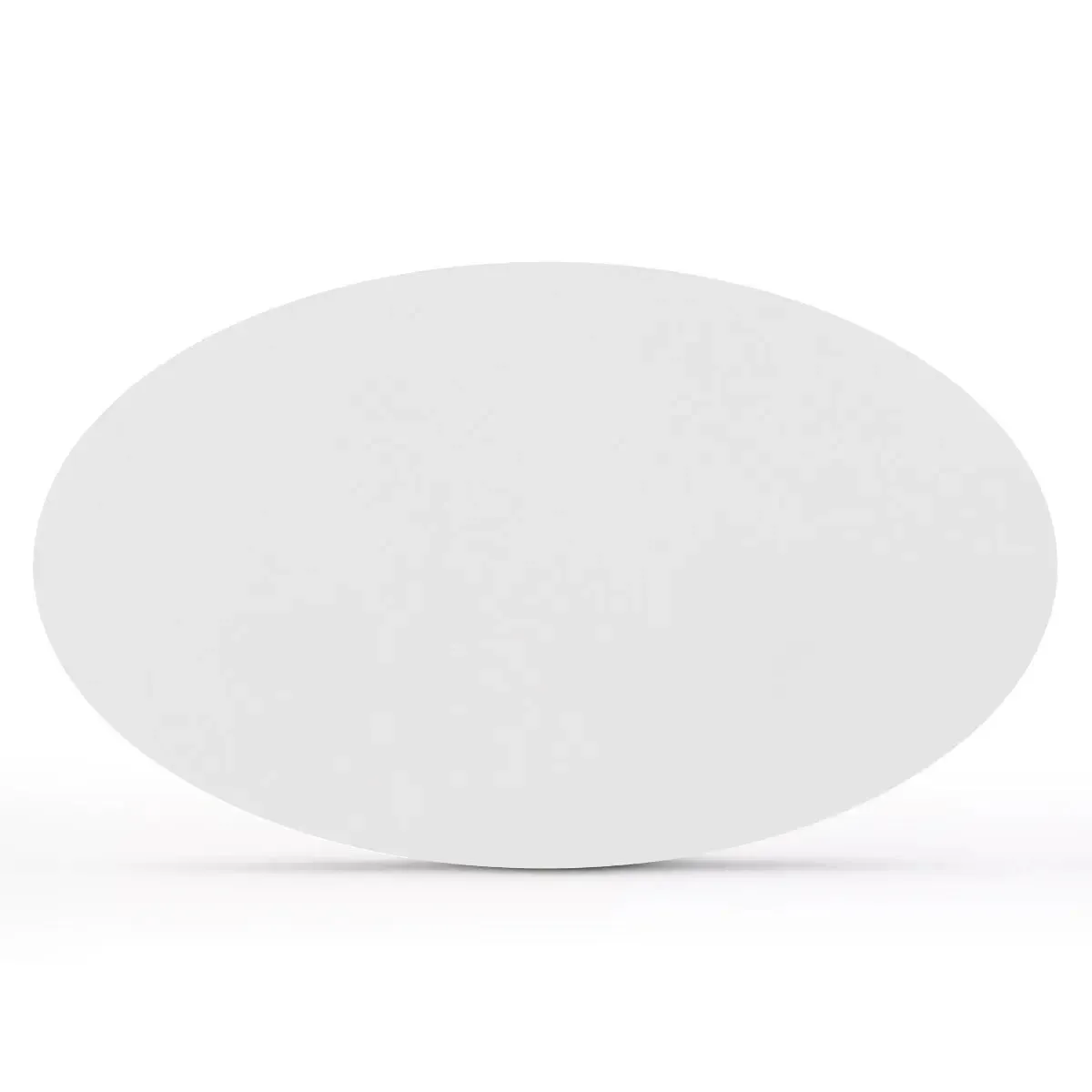 Harris 79" Modern Large Oval White Dining Table