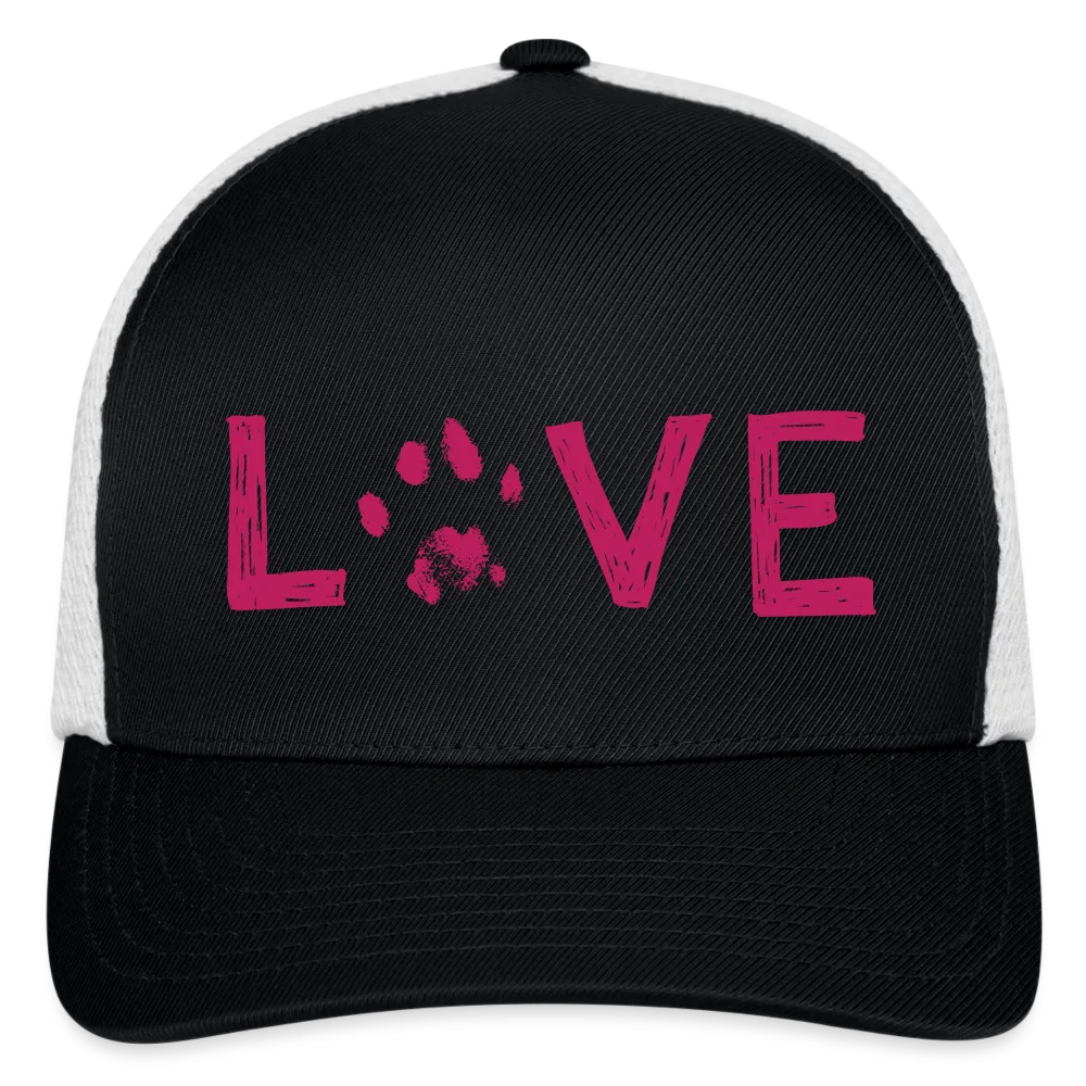 Love Pawprint Flexfit Baseball Cap