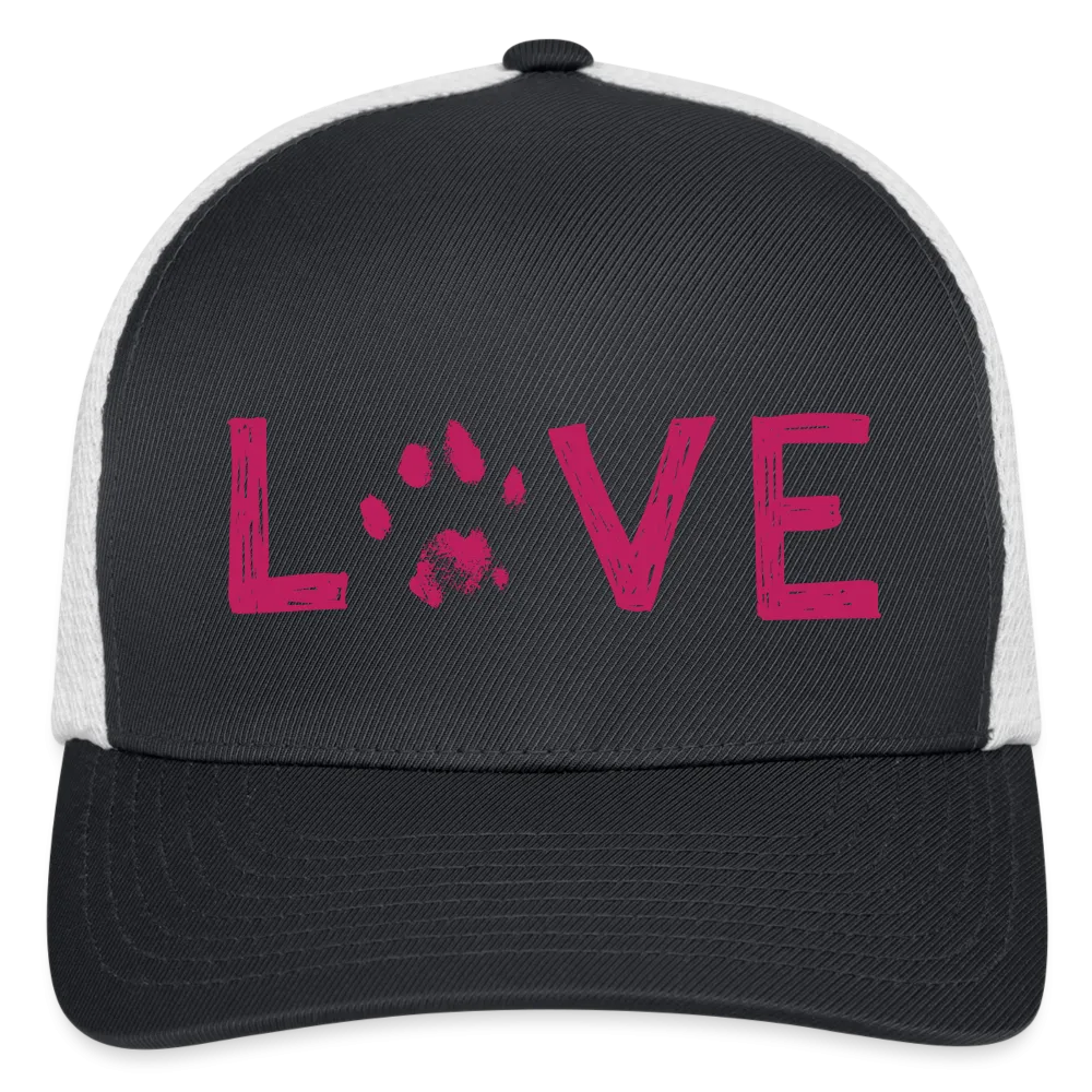 Love Pawprint Flexfit Baseball Cap