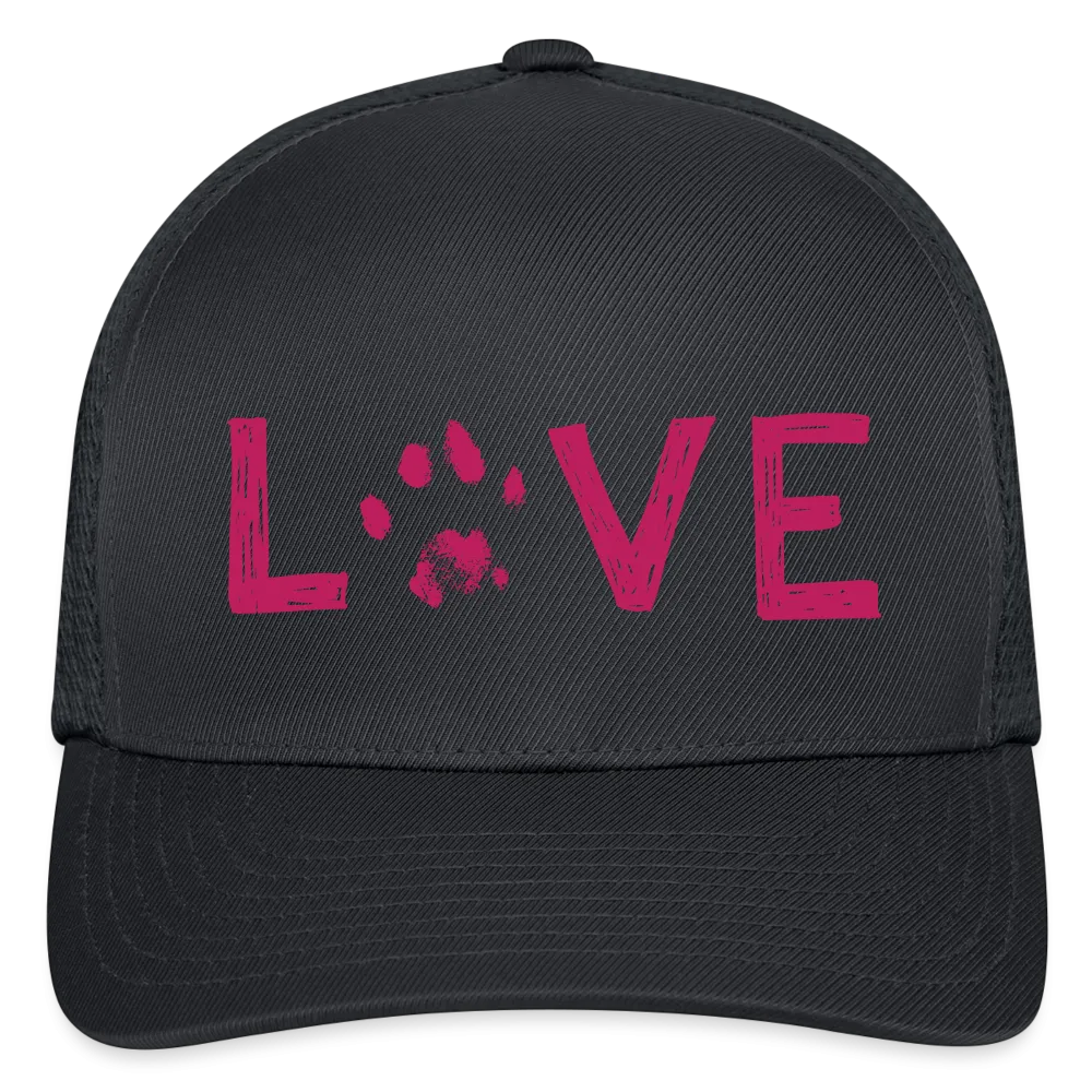 Love Pawprint Flexfit Baseball Cap