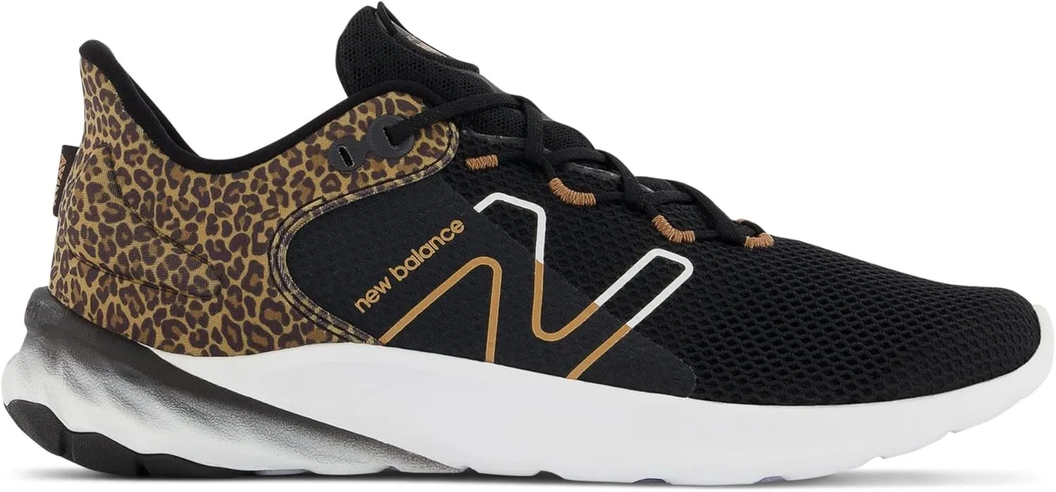 New Balance Kid's Fresh Foam Roav V1 Lace-up Running Shoe, Black, 7