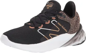 New Balance Kid's Fresh Foam Roav V1 Lace-up Running Shoe, Black, 7