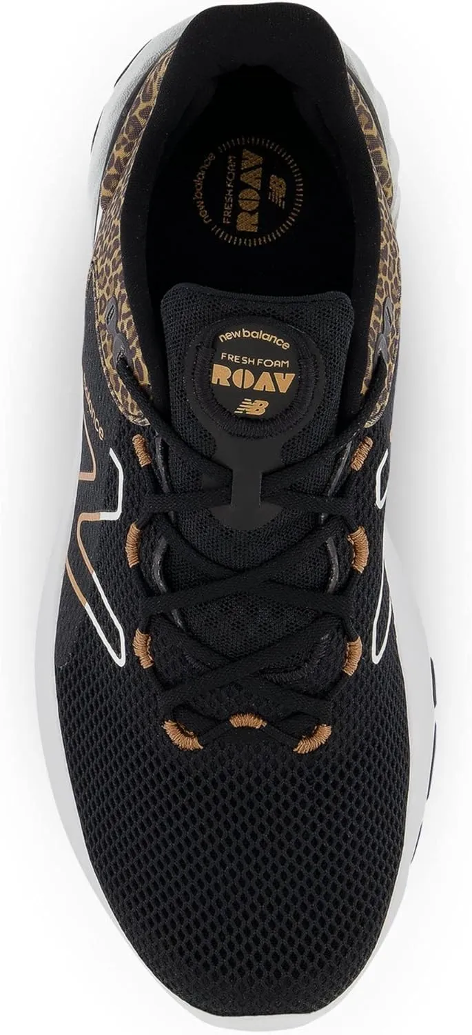 New Balance Kid's Fresh Foam Roav V1 Lace-up Running Shoe, Black, 7