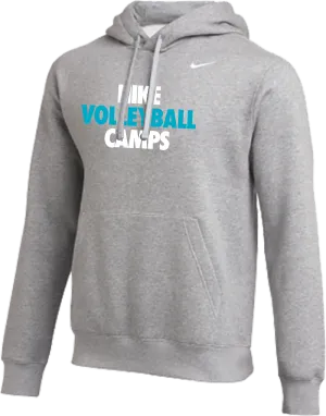 Nike Volleyball Camps Club Fleece Pullover Hoodie  - Heather Grey