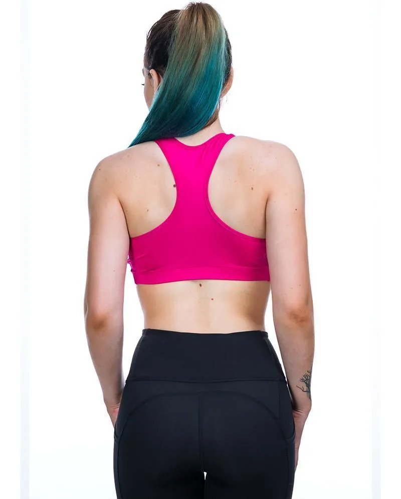 "Me" - Women's Polyester Spandex Sport Bra