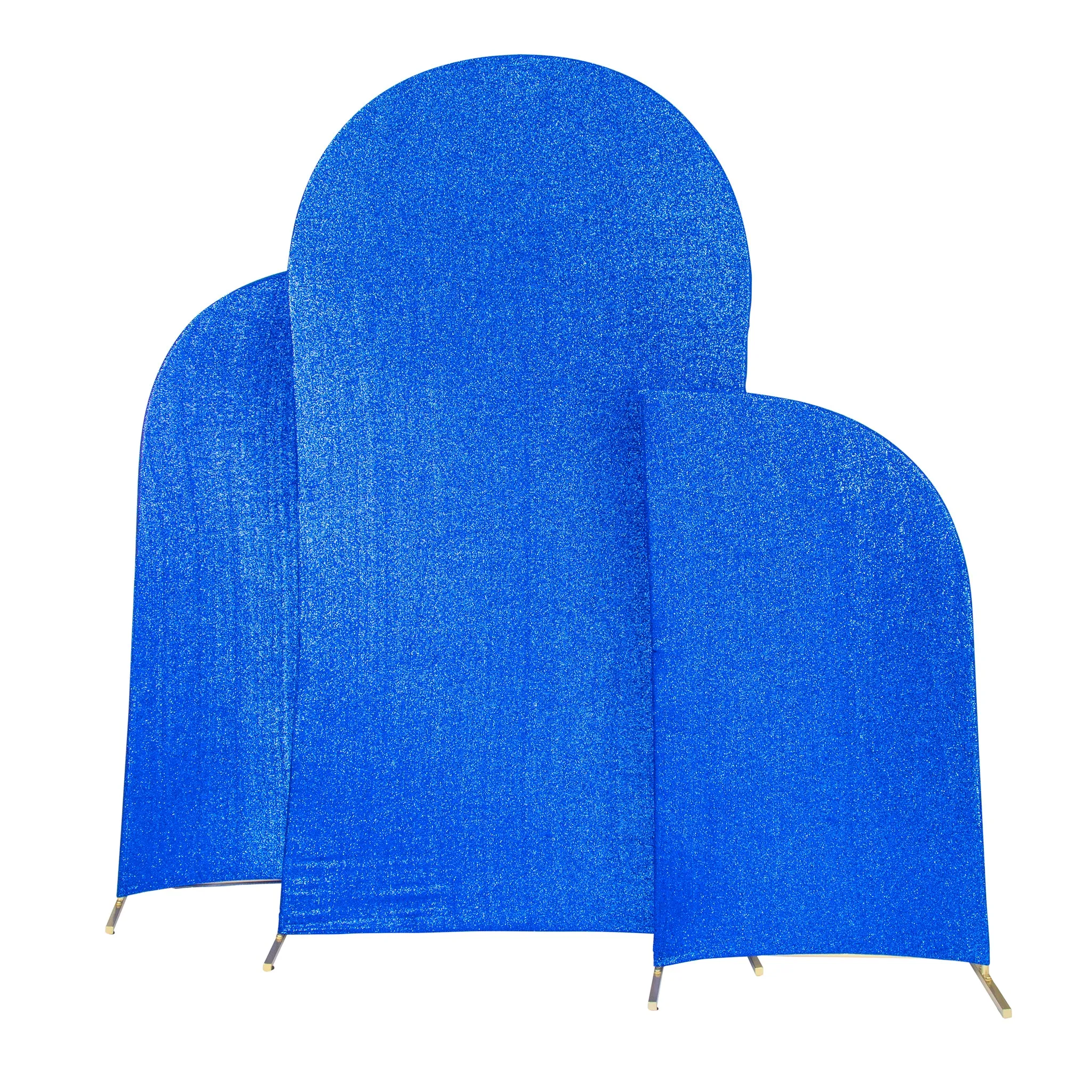 Shimmer Spandex Arch Covers for Chiara Frame Backdrop 3pc/set - Royal blue
