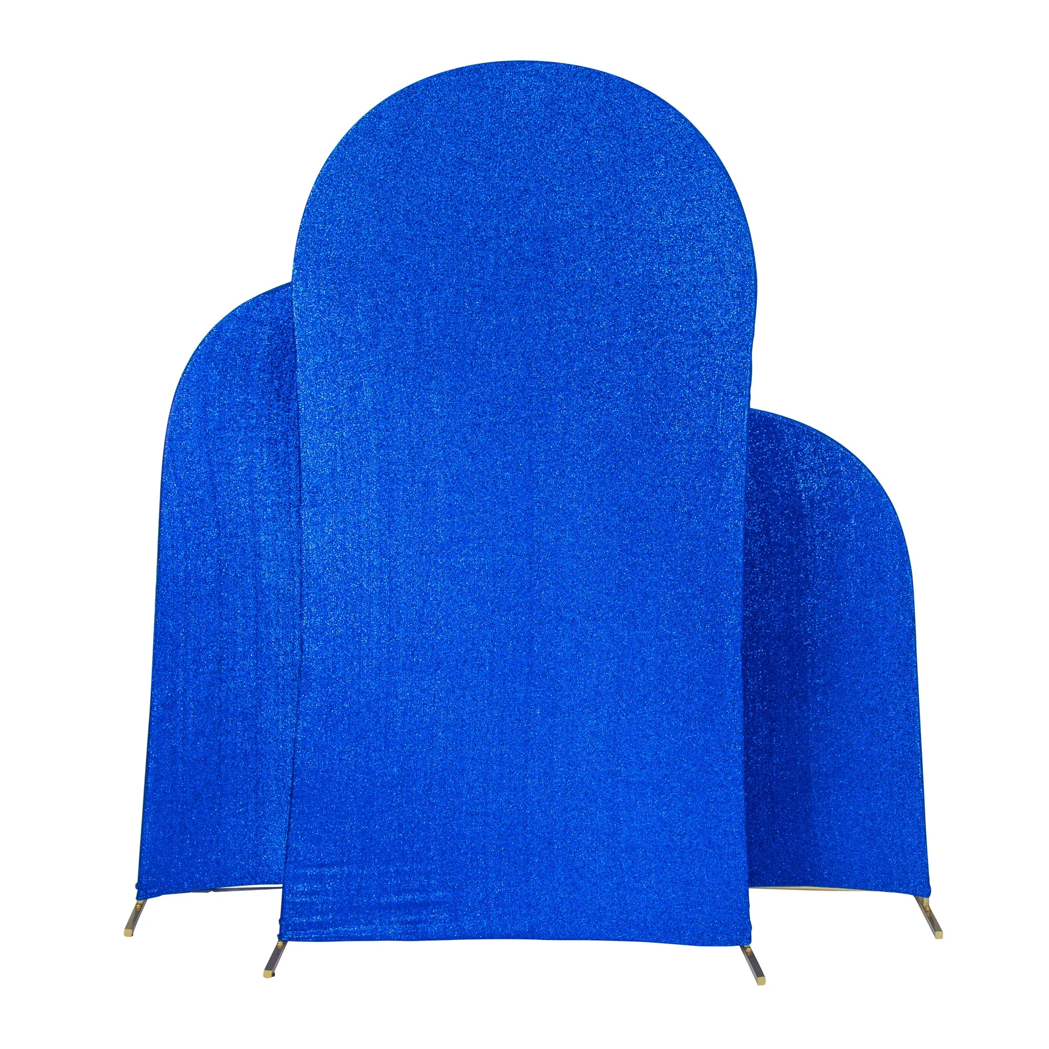 Shimmer Spandex Arch Covers for Chiara Frame Backdrop 3pc/set - Royal blue